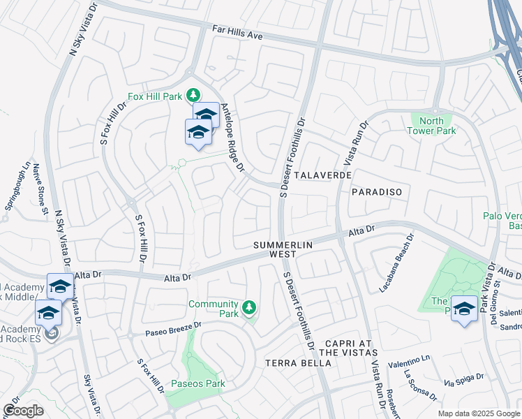 map of restaurants, bars, coffee shops, grocery stores, and more near 436 Trevinca Street in Las Vegas