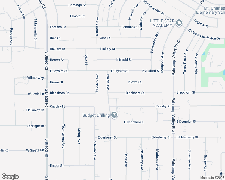 map of restaurants, bars, coffee shops, grocery stores, and more near 540 Blackhorn Street in Pahrump