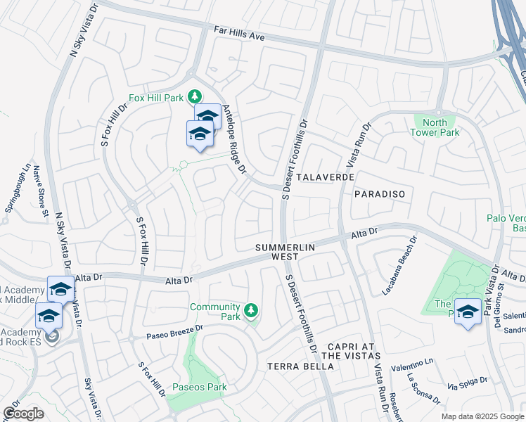 map of restaurants, bars, coffee shops, grocery stores, and more near 436 Trevinca Street in Las Vegas