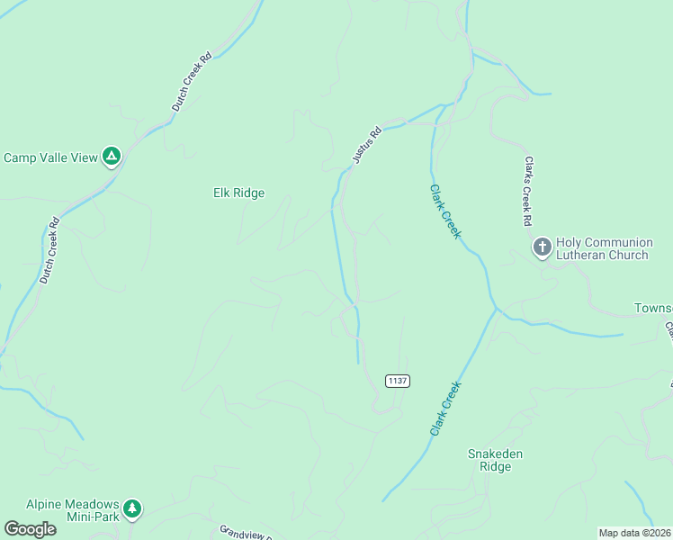 map of restaurants, bars, coffee shops, grocery stores, and more near 283-633 Justus Road in Banner Elk