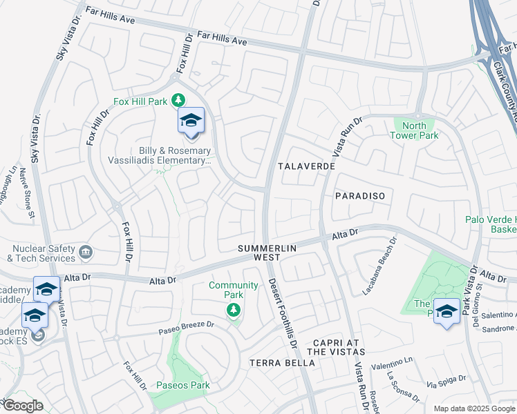 map of restaurants, bars, coffee shops, grocery stores, and more near 428 Vigo Port Street in Las Vegas