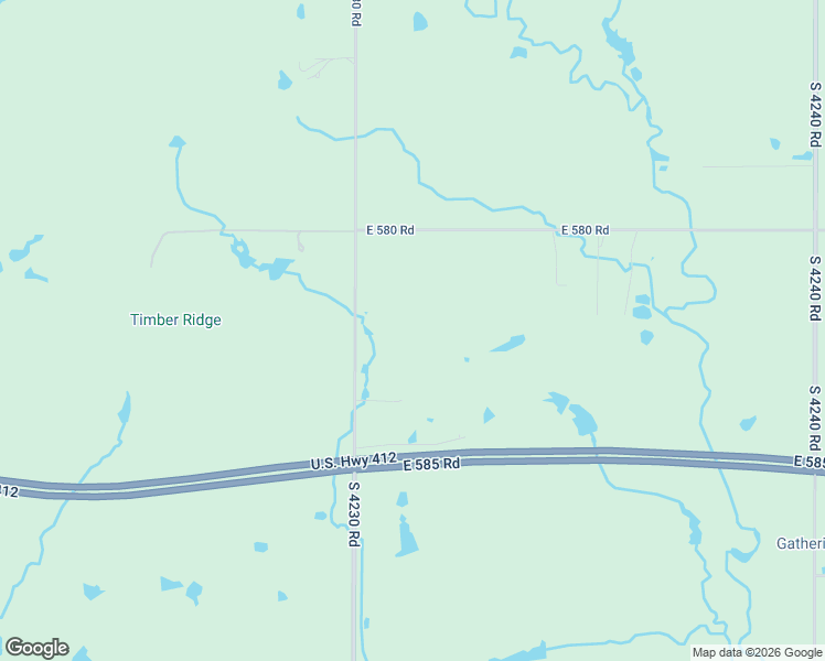 map of restaurants, bars, coffee shops, grocery stores, and more near 30205 South 4230 Road in Inola