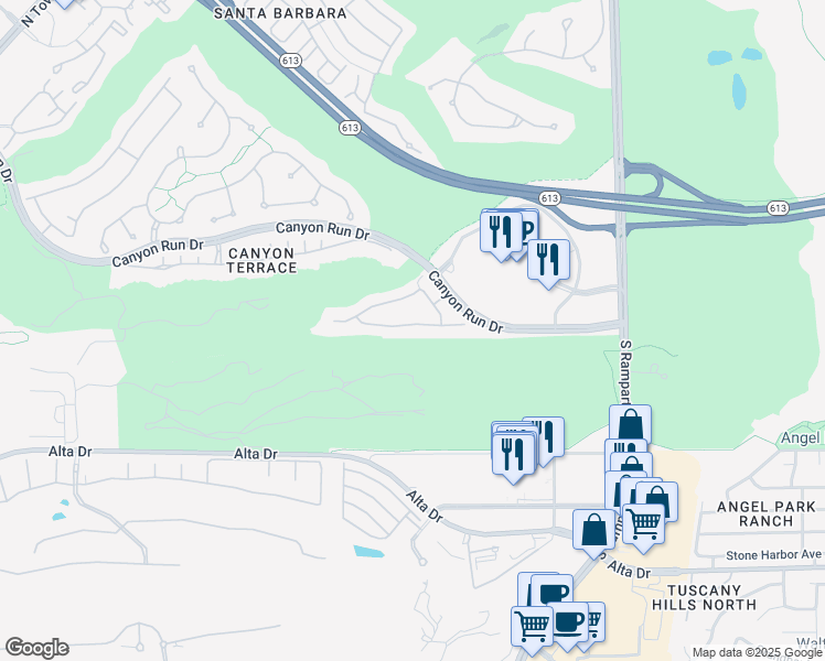 map of restaurants, bars, coffee shops, grocery stores, and more near 9204 Las Manaitas Avenue in Las Vegas