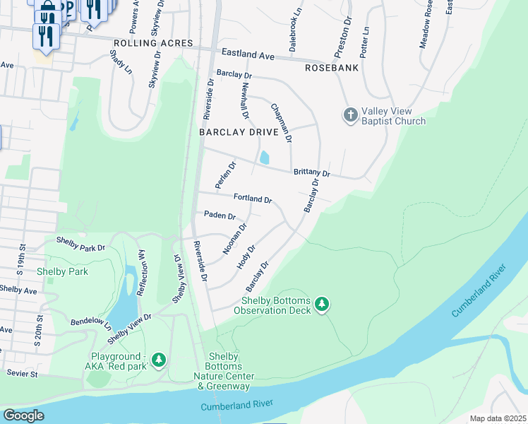 map of restaurants, bars, coffee shops, grocery stores, and more near 202 Noonan Court in Nashville