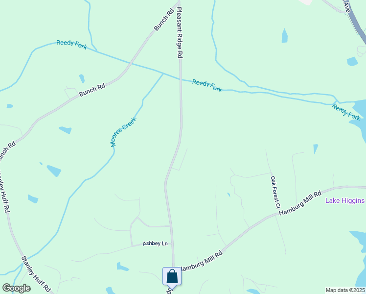 map of restaurants, bars, coffee shops, grocery stores, and more near 3048 Pleasant Ridge Road in Summerfield