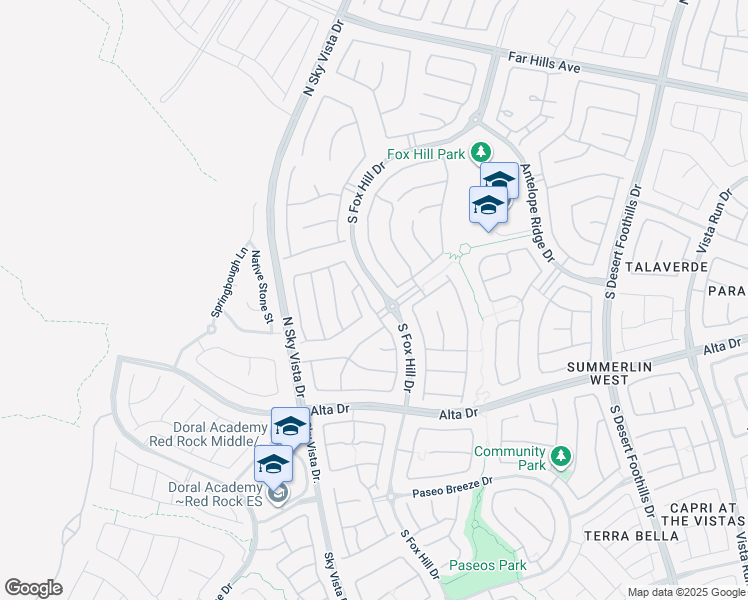 map of restaurants, bars, coffee shops, grocery stores, and more near 394 Port Reggio Street in Las Vegas
