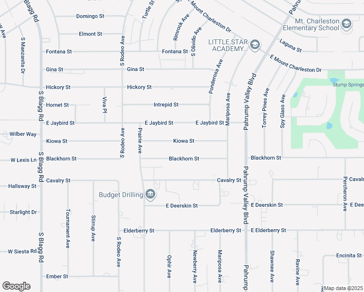 map of restaurants, bars, coffee shops, grocery stores, and more near 721 Kiowa Street in Pahrump