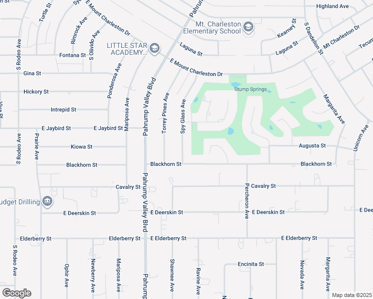 map of restaurants, bars, coffee shops, grocery stores, and more near 3101 Spy Glass Avenue in Pahrump