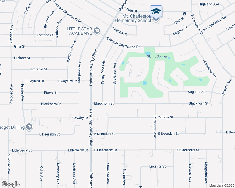 map of restaurants, bars, coffee shops, grocery stores, and more near 3101 Spy Glass Avenue in Pahrump