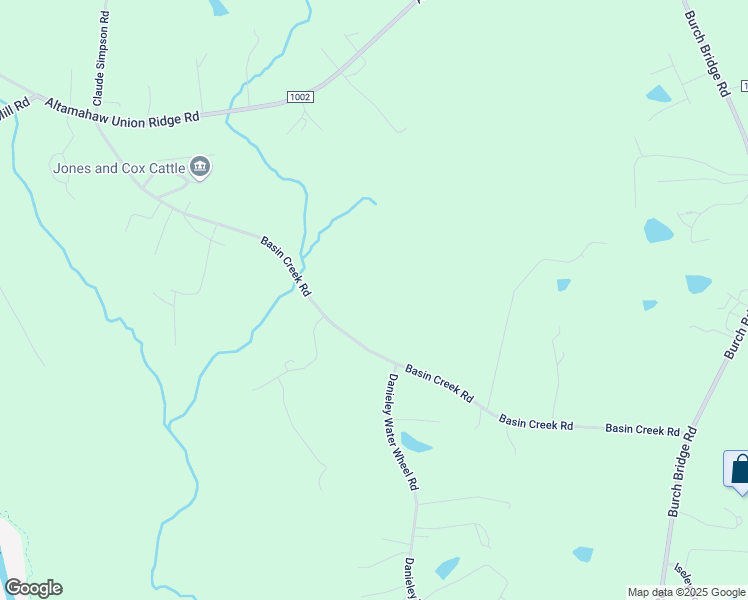 map of restaurants, bars, coffee shops, grocery stores, and more near 2110 Basin Creek Road in Burlington