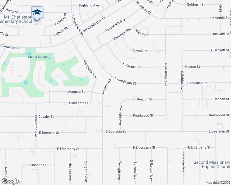 map of restaurants, bars, coffee shops, grocery stores, and more near 3060 Deacon Court in Pahrump