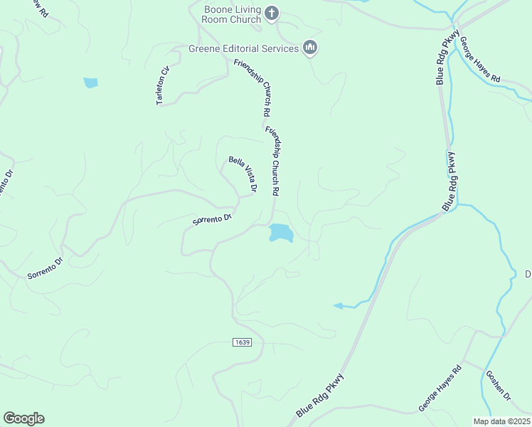 map of restaurants, bars, coffee shops, grocery stores, and more near 126 Slopes Court in Boone