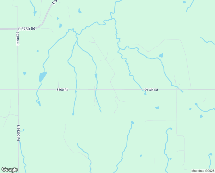 map of restaurants, bars, coffee shops, grocery stores, and more near 362633 5800 Road in Jennings