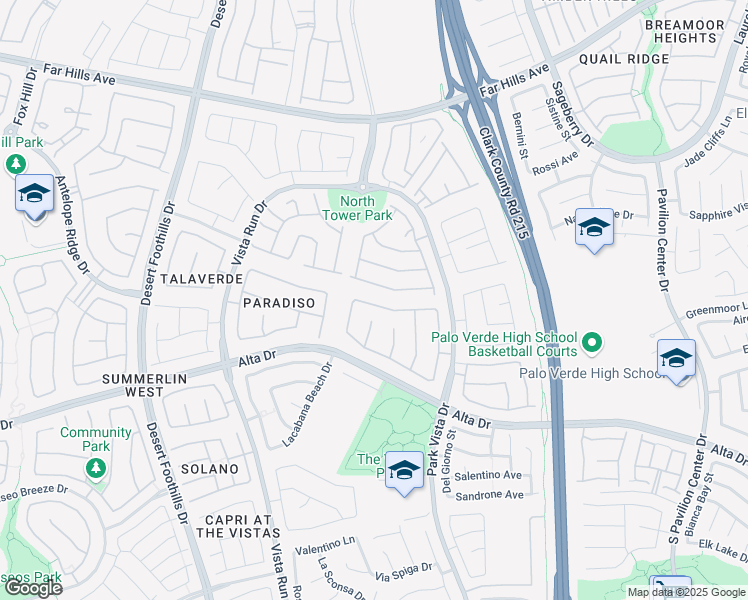 map of restaurants, bars, coffee shops, grocery stores, and more near 11412 Rancho Portena Avenue in Las Vegas