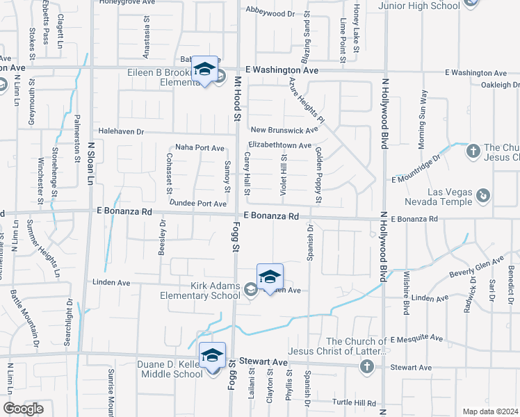 map of restaurants, bars, coffee shops, grocery stores, and more near 6343 Mahogany Peak Avenue in Las Vegas