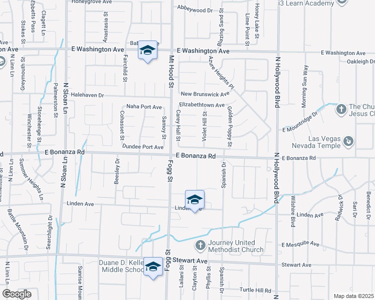 map of restaurants, bars, coffee shops, grocery stores, and more near 6343 Mahogany Peak Avenue in Las Vegas