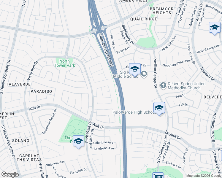 map of restaurants, bars, coffee shops, grocery stores, and more near 342 Newcastle Bridge Court in Las Vegas