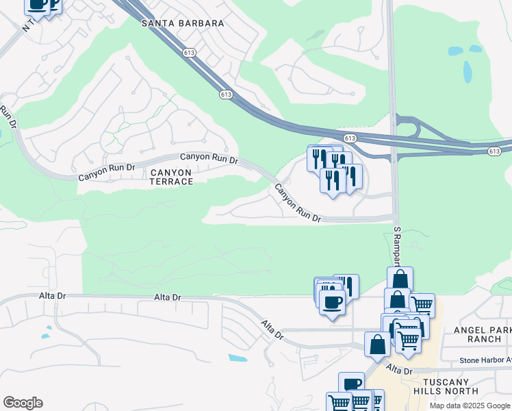 map of restaurants, bars, coffee shops, grocery stores, and more near 9204 Las Manaitas Avenue in Las Vegas