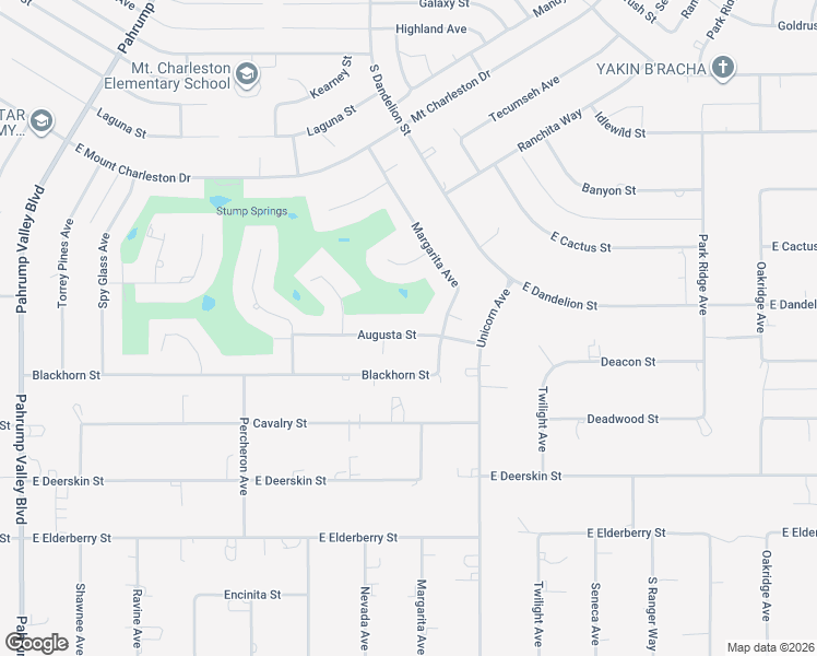 map of restaurants, bars, coffee shops, grocery stores, and more near 1860 Augusta Street in Pahrump