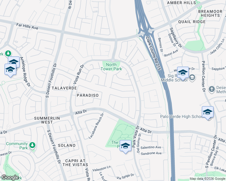 map of restaurants, bars, coffee shops, grocery stores, and more near 11429 Orazio Drive in Las Vegas