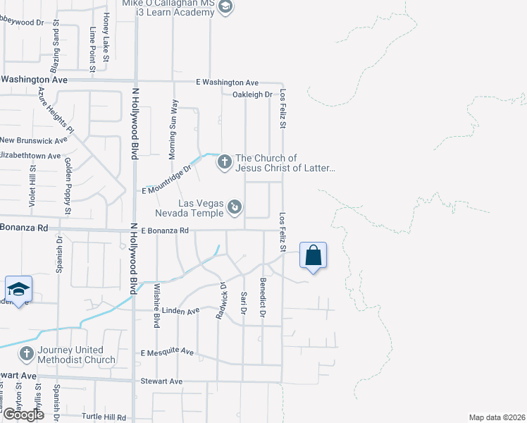 map of restaurants, bars, coffee shops, grocery stores, and more near 7064 New Moon Way in Las Vegas
