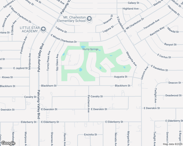 map of restaurants, bars, coffee shops, grocery stores, and more near 3041 Pebble Beach Avenue in Pahrump