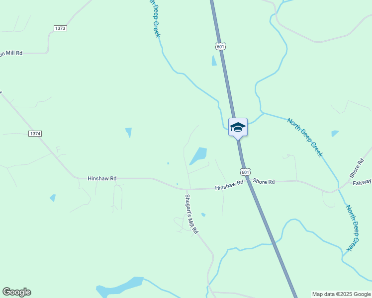 map of restaurants, bars, coffee shops, grocery stores, and more near 5040 Brooks Farm Road in Yadkinville