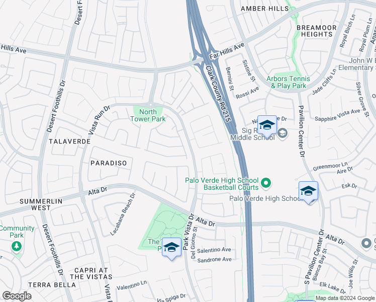 map of restaurants, bars, coffee shops, grocery stores, and more near 228 Uccello Drive in Las Vegas