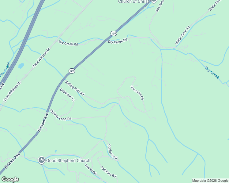 map of restaurants, bars, coffee shops, grocery stores, and more near 166 Brian Avenue in Erwin