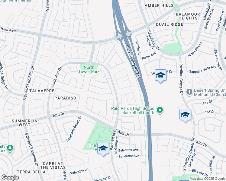 map of restaurants, bars, coffee shops, grocery stores, and more near 228 Uccello Drive in Las Vegas