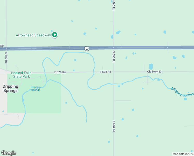 map of restaurants, bars, coffee shops, grocery stores, and more near 4600 U.S. 412 in Colcord
