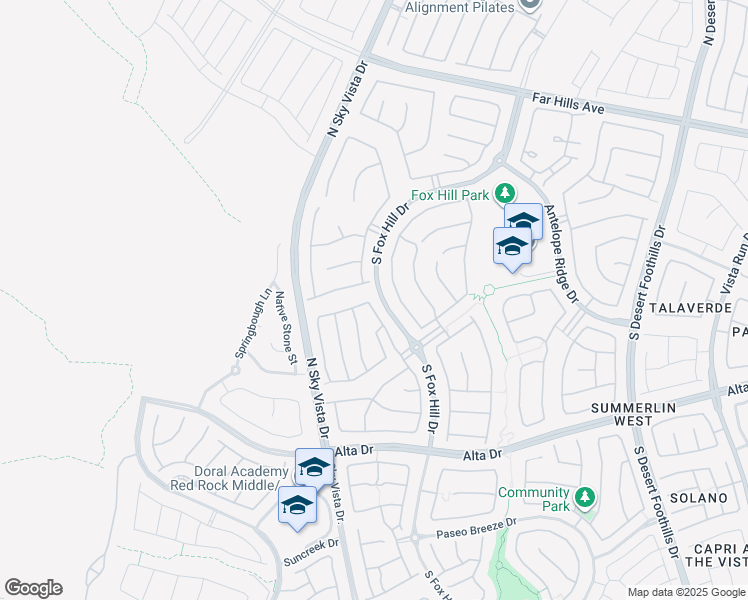 map of restaurants, bars, coffee shops, grocery stores, and more near 362 Port Reggio Street in Las Vegas