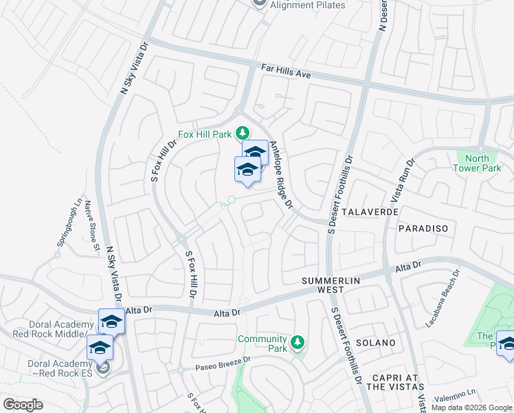 map of restaurants, bars, coffee shops, grocery stores, and more near 12007 Girasole Avenue in Las Vegas