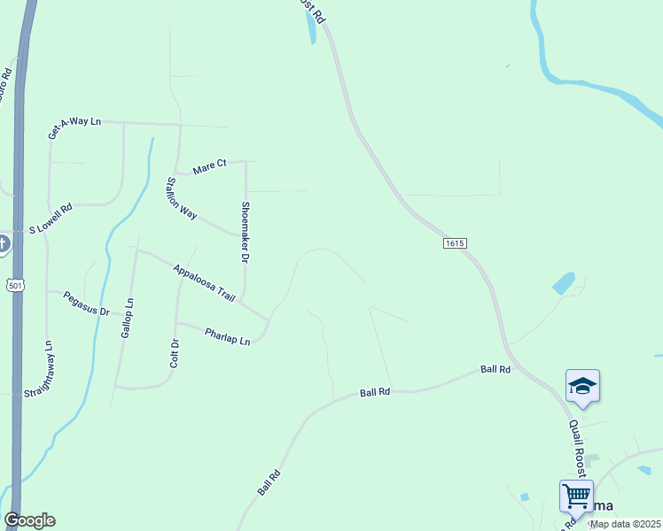 map of restaurants, bars, coffee shops, grocery stores, and more near 706 Pharlap Lane in Bahama