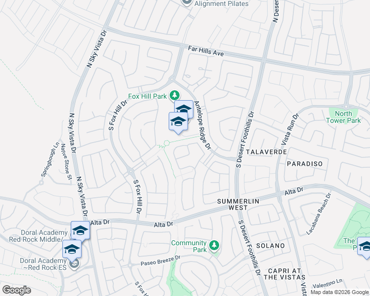 map of restaurants, bars, coffee shops, grocery stores, and more near 12007 Girasole Avenue in Las Vegas