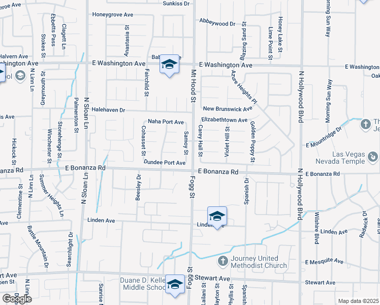 map of restaurants, bars, coffee shops, grocery stores, and more near 868 Samoy Street in Las Vegas