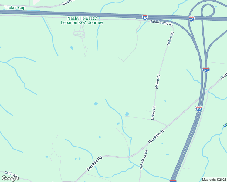 map of restaurants, bars, coffee shops, grocery stores, and more near 802 Nokes Road in Lebanon