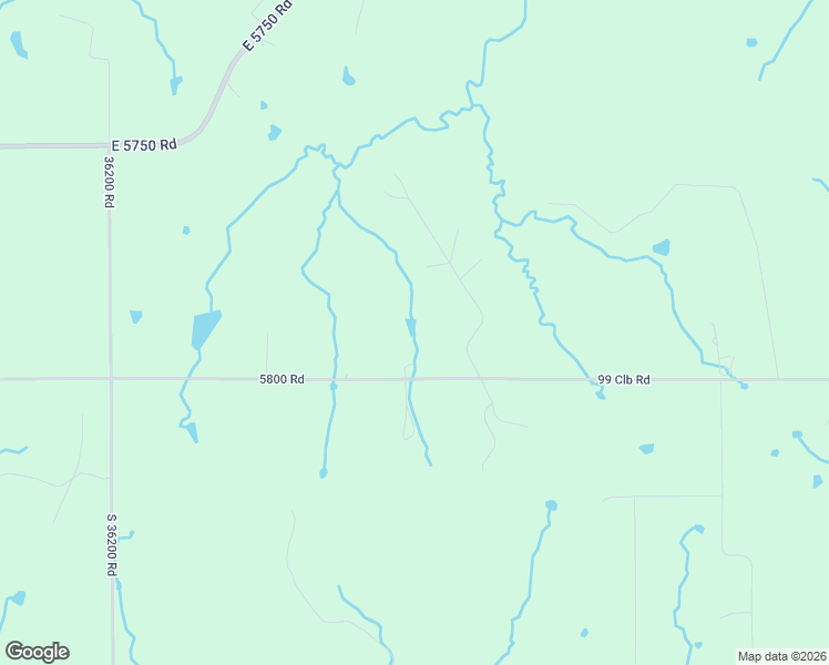 map of restaurants, bars, coffee shops, grocery stores, and more near 362633 5800 Road in Jennings