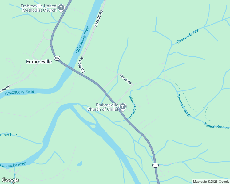 map of restaurants, bars, coffee shops, grocery stores, and more near 4305 Tennessee 81 in Erwin