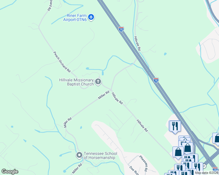 map of restaurants, bars, coffee shops, grocery stores, and more near 401 Hillvale Road in Clinton