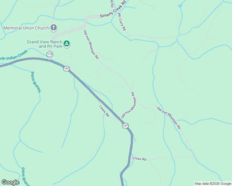 map of restaurants, bars, coffee shops, grocery stores, and more near 1015 Old Iron Mountain Road in Unicoi