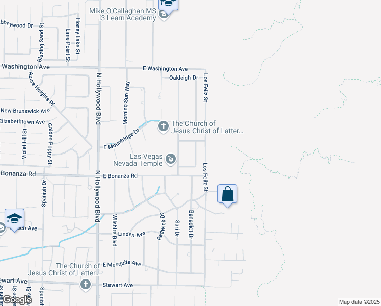 map of restaurants, bars, coffee shops, grocery stores, and more near 835 Market Crest Drive in Las Vegas
