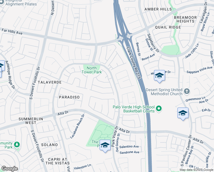 map of restaurants, bars, coffee shops, grocery stores, and more near 11392 Perugino Drive in Las Vegas