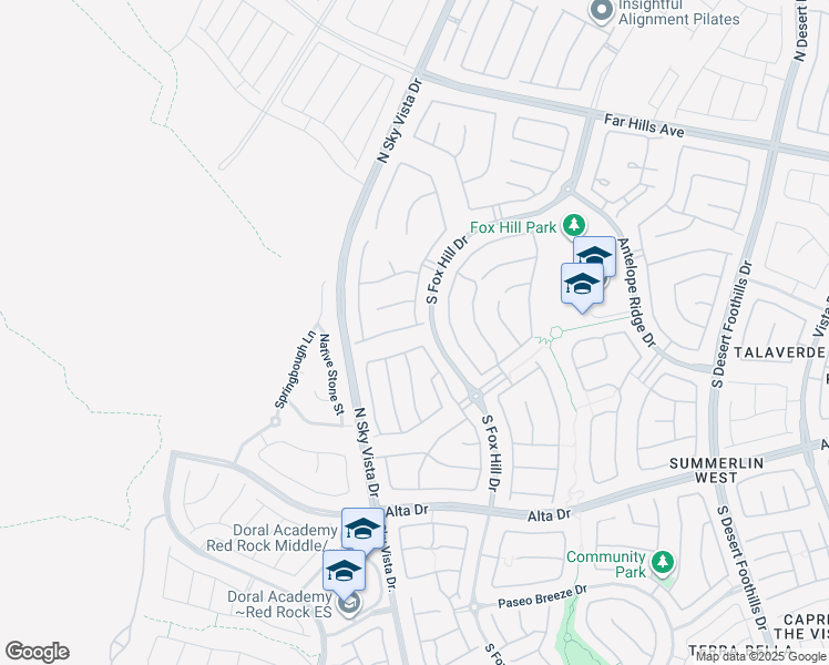 map of restaurants, bars, coffee shops, grocery stores, and more near 12217 Nasino Avenue in Las Vegas