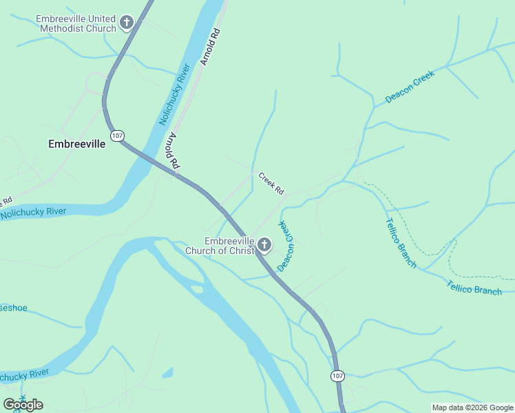 map of restaurants, bars, coffee shops, grocery stores, and more near 4305 Tennessee 81 in Erwin