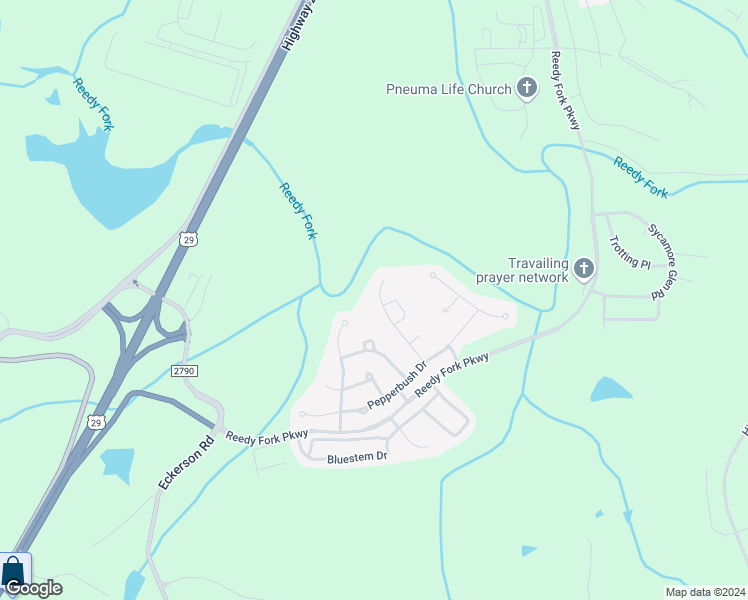 map of restaurants, bars, coffee shops, grocery stores, and more near 6215 Elderbush Drive in Greensboro
