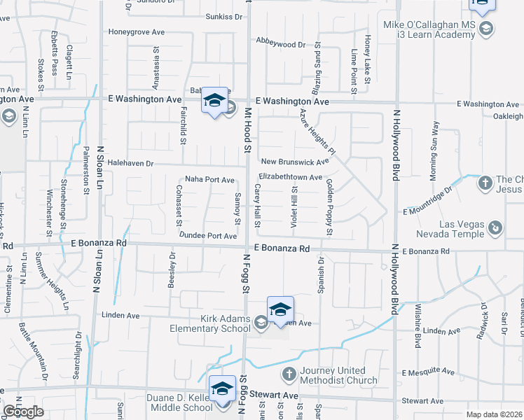 map of restaurants, bars, coffee shops, grocery stores, and more near 6336 Seton Hall Court in Las Vegas