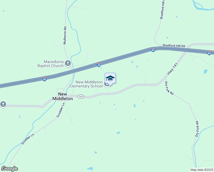 map of restaurants, bars, coffee shops, grocery stores, and more near 402 New Middleton Highway in Gordonsville