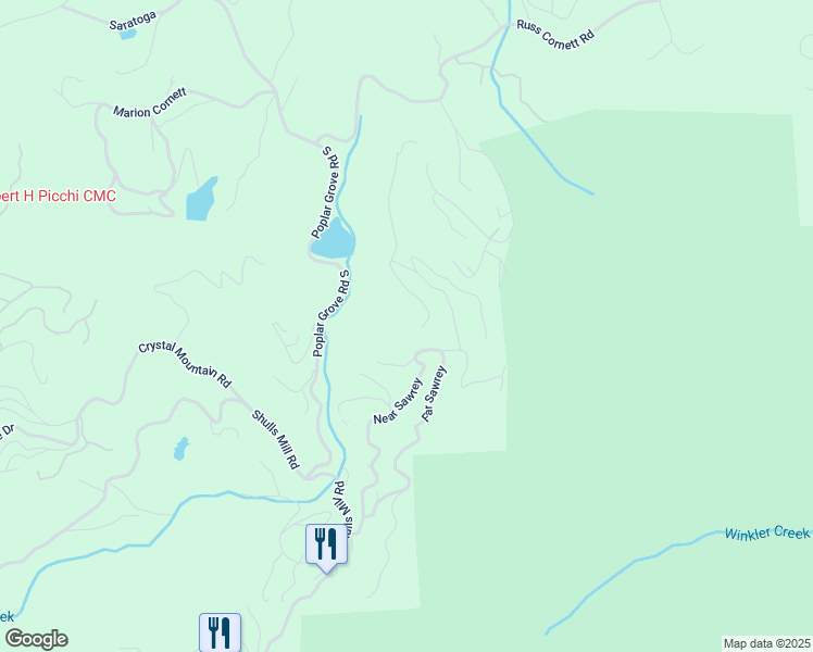 map of restaurants, bars, coffee shops, grocery stores, and more near 344 Huntingdon in Boone