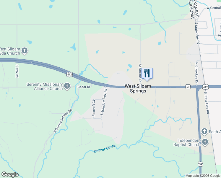 map of restaurants, bars, coffee shops, grocery stores, and more near 3485 U.S. 412 in Watts